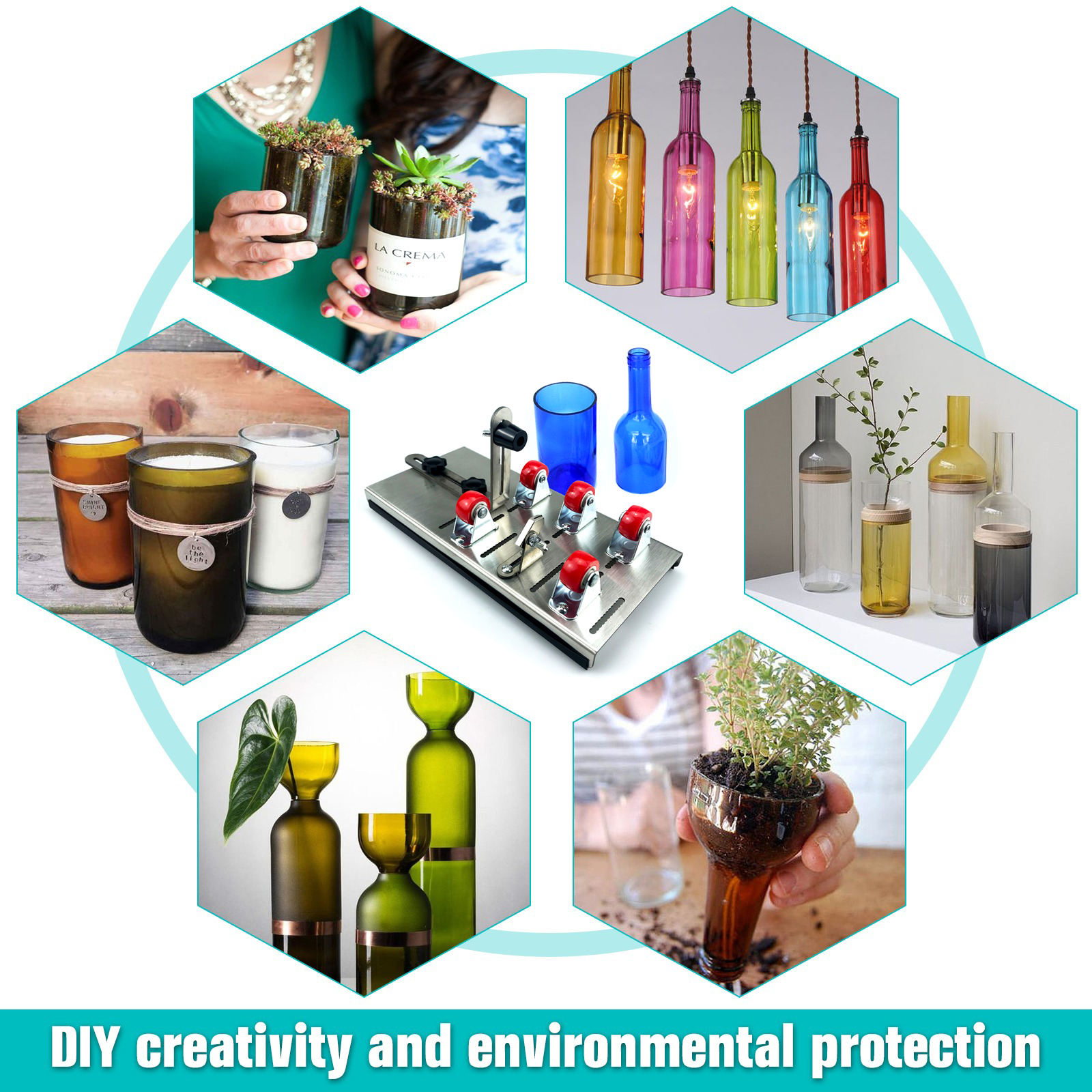 DIY Glass Bottle Cutter Adjust - Screen Protector Cutter บทวิจารณ์และราคา